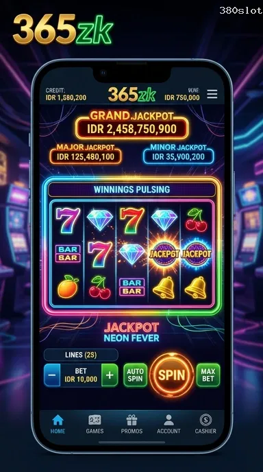 Pratinjau antarmuka 380slot — aplikasi APK resmi Android v2.5.6